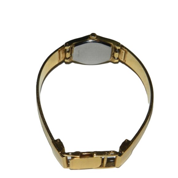 Vintage Wittnauer Ladies Gold Tone Wrist Watch W Diamond 16.5 mm - Picture 6 of 13